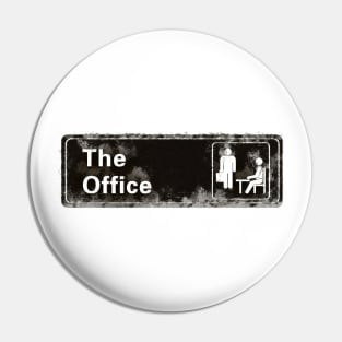 The Office - Logo - TV Show - White T-Shirt Pin