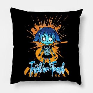 Trick or Trash Pillow