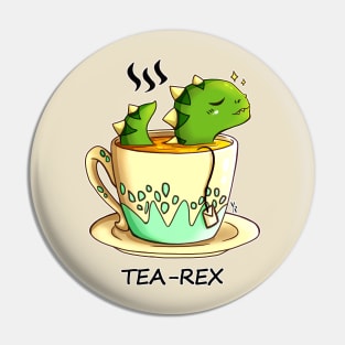 Tea-Rex Pin