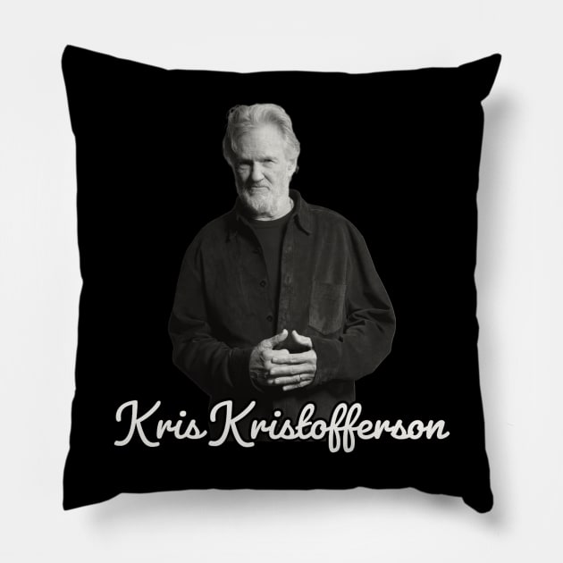 Kris Kristofferson / 1936 Pillow by Nakscil