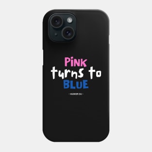 Pink turns to blue Phone Case