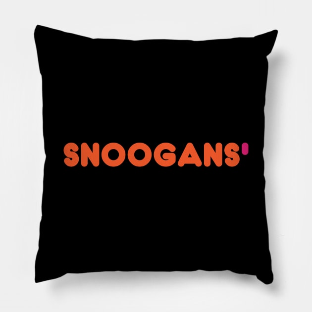 Snoogans Pillow by WMKDesign