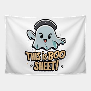 "This Is Boo Sheet" Halloween design Tapestry