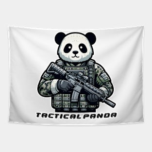 Tactical Panda Tapestry