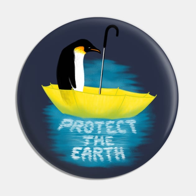 Protect the Earth Pin by rakelittle