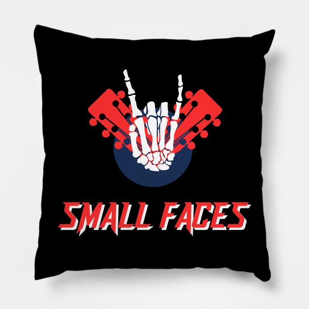 Small Faces Pillow by eiston ic