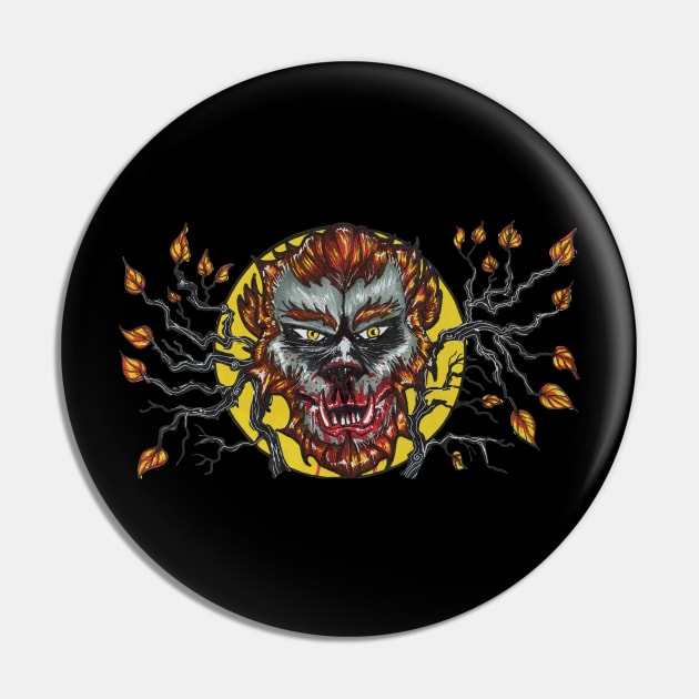 wolfman Pin by Samhainia 