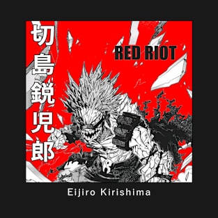 Eijiro Kirishima Red Riot Unbearkable T-Shirt