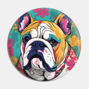 Bright Bulldog Pin