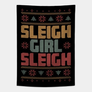 Sleigh Girl Sleigh Tapestry