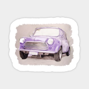 Classic Mini Purple Magnet