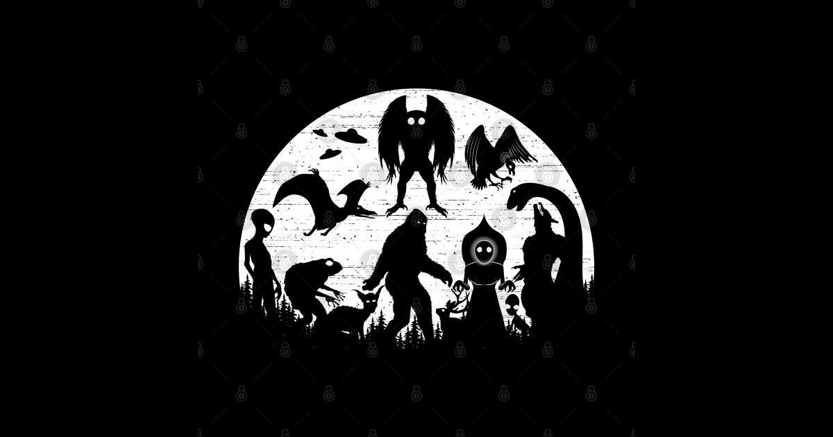 Cryptid Creatures - Cryptid - Sticker | TeePublic