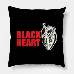 Black Heart Pillow