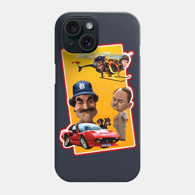 Magnum, Aloha! Phone Case by alexgallego