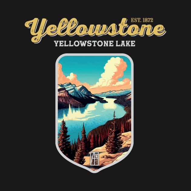 USA - NATIONAL PARK - YELLOWSTONE - Yellowstone Lake - 11 by ArtProjectShop