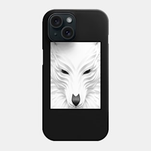 White Wolf Phone Case