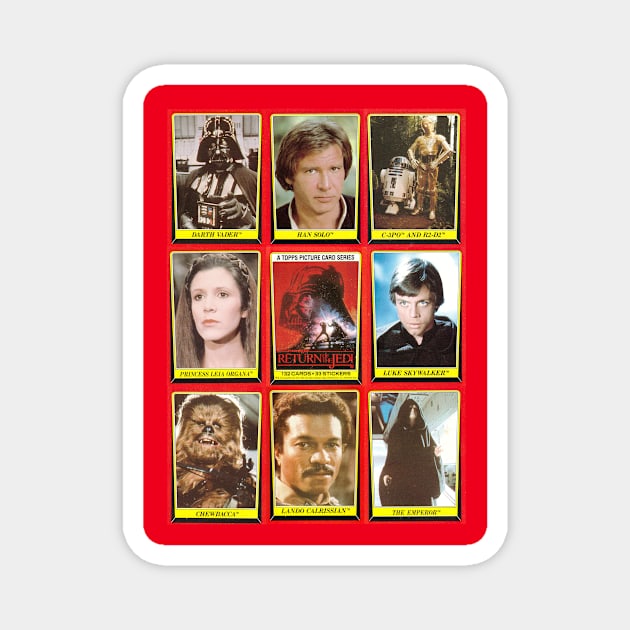 Vintage 1983 Collectable Movie Card Montage Magnet by Starbase79