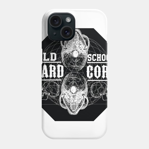 old school hardcore Phone Case by theanomalius_merch