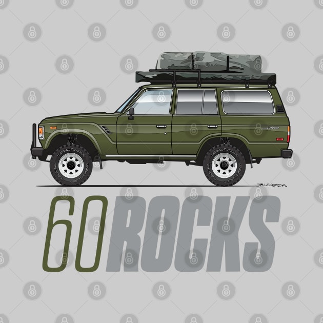 60 rocks-Olive by ArtOnWheels