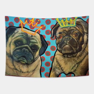 Pug Lords Tapestry