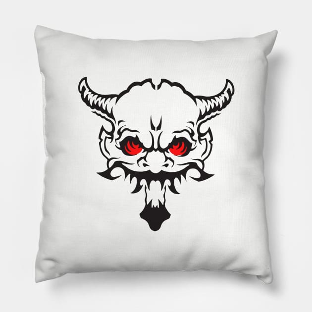 Ultra Demon Halloween Pillow by Craft With Me