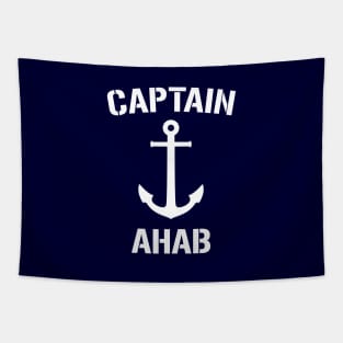 Nautical Captain Ahab Personalized Boat Anchor Tapestry