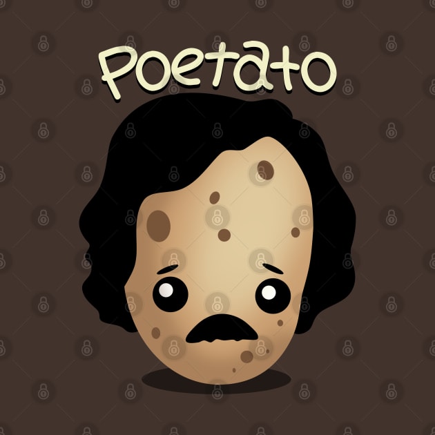 Poetato Funny Edgar Allan Poe Cute Kawaii Potato Pun by BoggsNicolas