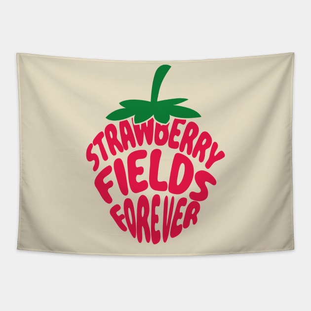 Strawberry Fields Forever Tapestry by binding classroom
