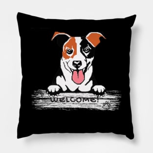 Jack Russell Welcome Pillow