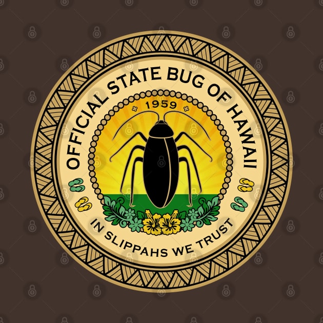 Official State Bug of Hawaii Seal by badtuna