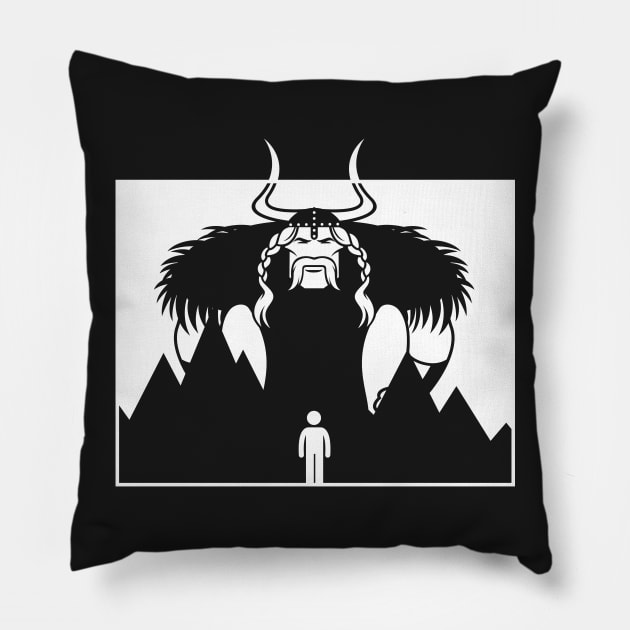 David And Goliath | Christian Bible Story Pillow by MeatMan