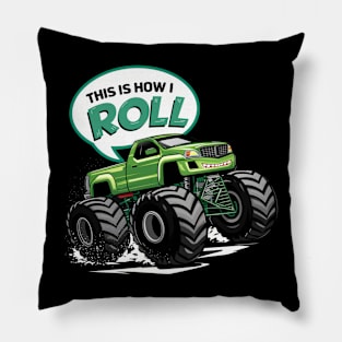 Monster truck Pillow