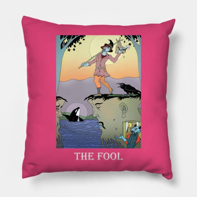 Tarot The Fool Pillow by christoph