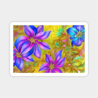 Floral pattern Magnet