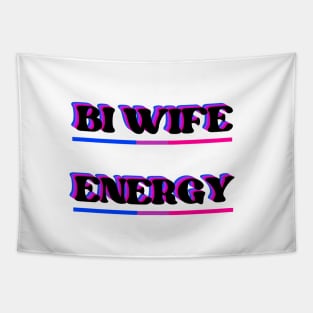 Bi Wife Energy (dark) Tapestry