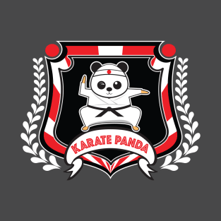 Karate Panda Shield T-Shirt