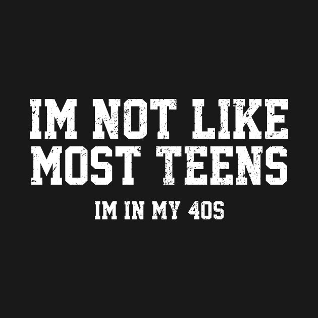 I'm not Like Most Teens - I'm In My 40s by Azarine