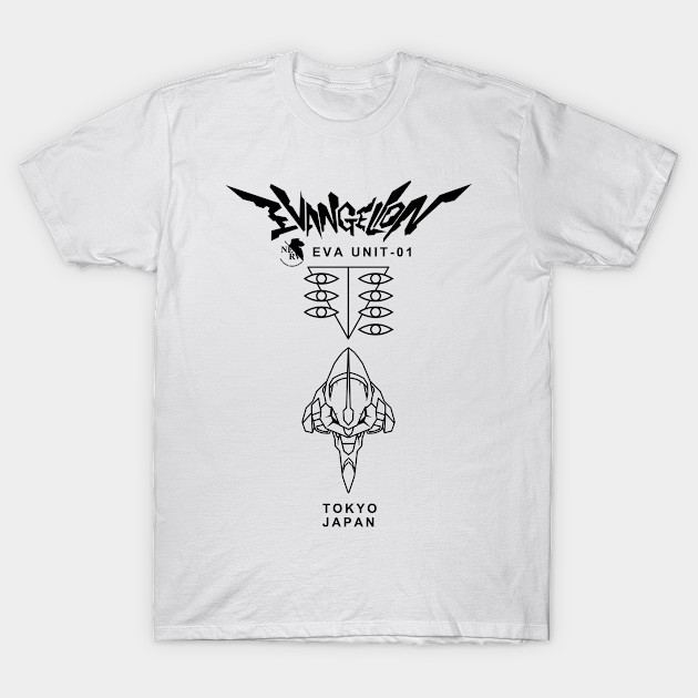 Streetwear Eva Neon Genesis Evangelion T Shirt Teepublic