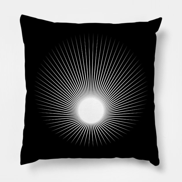 Solar Storms, Sun Blast Pillow by Kcaand