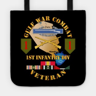 Gulf War Combat Infantry Vet w 1st ID SSI Tote