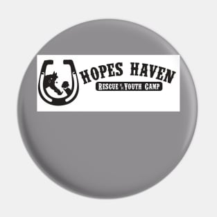 Hope's Haven Logo for T-shirts and Hoodies Pin