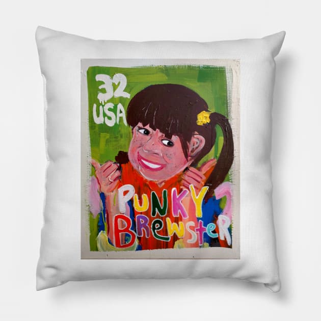 Punky Brewster Pillow by ElSantosWorld