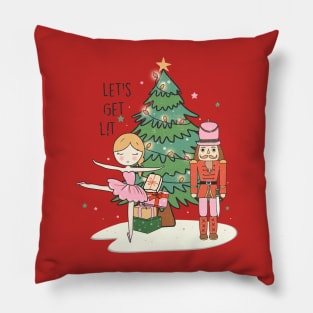 Let's Get Lit for Xmas Pillow