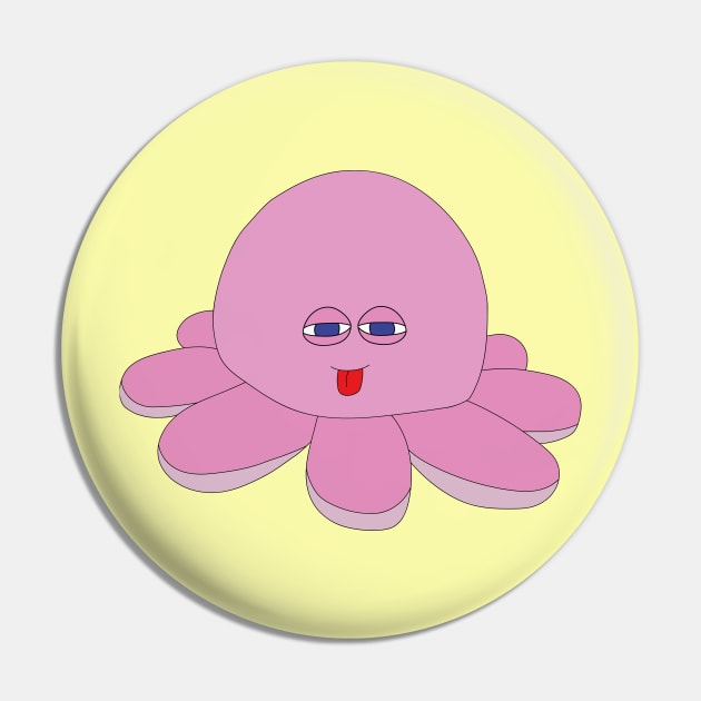 Cute Octopus Pin by DiegoCarvalho