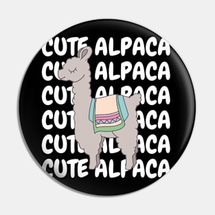 Cute alpaca Pin