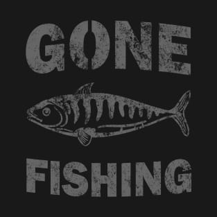 Distressed Funny Fishing Tees T-Shirt