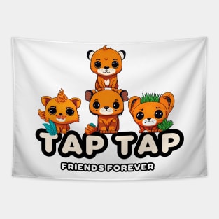 Tap Tap Friends Tapestry