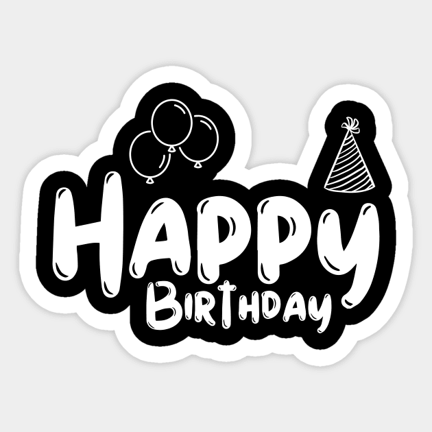 Happy Birthday Sticker