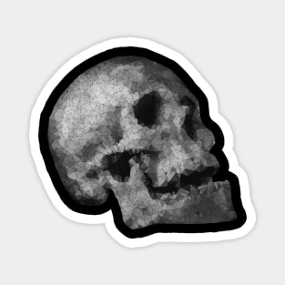 Low Poly Skull Magnet