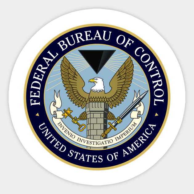 Federal Bureau of Control - Control - Sticker | TeePublic
